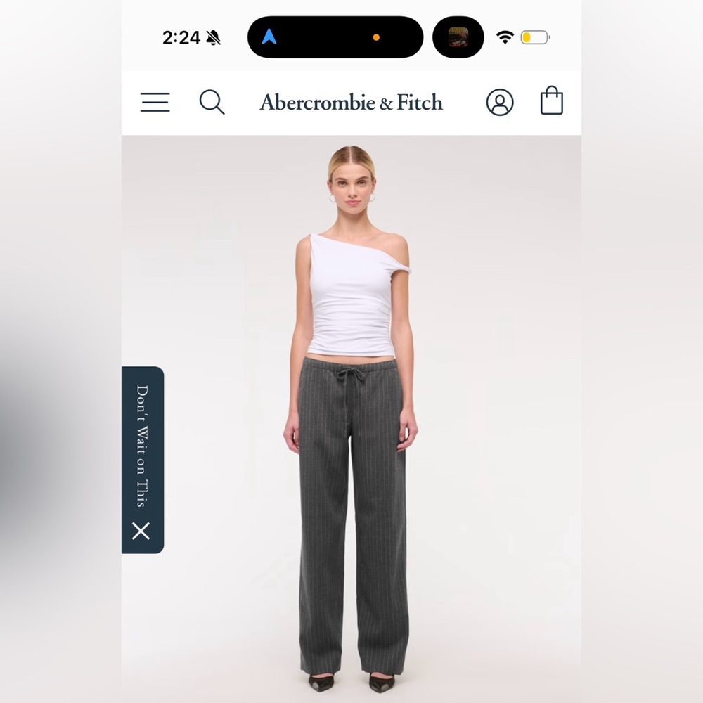 Abercrombie Menswear Pull On Pants